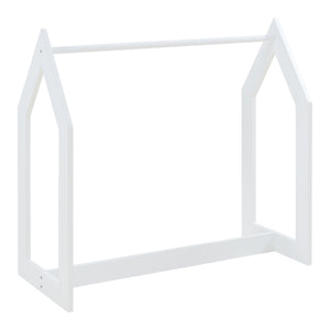 Portant à vêtements Værløse de forme cabane pour enfant 78 x 75 x 35 cm blanc [en.casa]