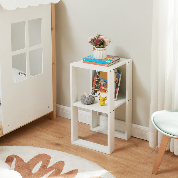 Table d'appoint carrée Thyholm 55 x 30 x 30 cm blanc [en.casa]