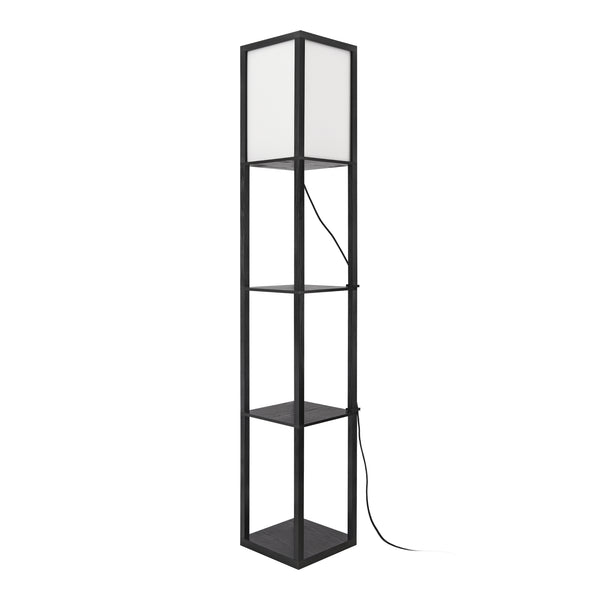 [lux.pro] Staande lamp Stapleford vloerlamp E27 zwart en wit