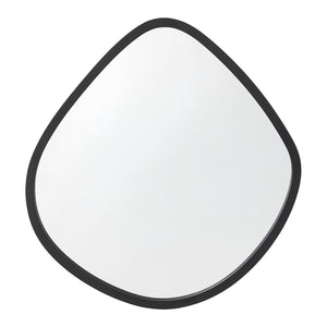 [en.casa] Spiegel Galatone hangend 64x60 cm zwart mat