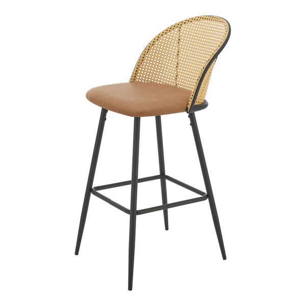 Lot de 2 tabourets de bar Gausdal 102 x 44 x 63 cm marron [en.casa]