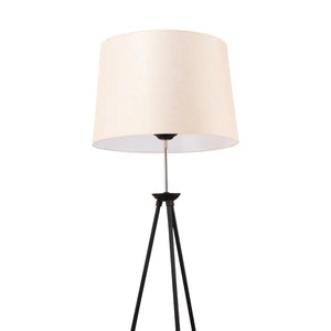Lampadaire Orpington 160 x 55 x 55 cm E27 noir crème [lux.pro]