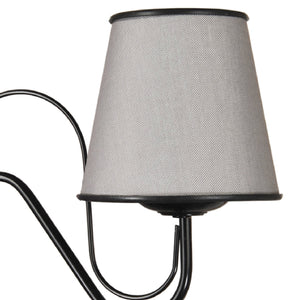 Applique murale Hampshire 31 x 31 x 16 cm E27 noir gris [lux.pro]