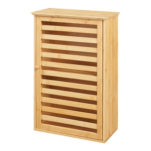 Armoire murale de salle de bain Järfälla bambou 55 x 37 x 16 cm naturel [en.casa]