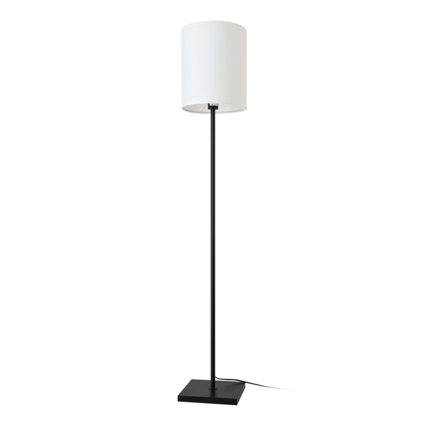 lux.pro Staande lamp Solna vloerlamp 157,5 cm zwart en wit E27