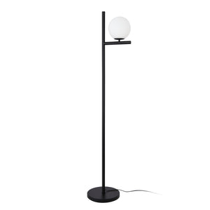 lux.pro Staande lamp Aberdaron vloerlamp 154 cm zwart en wit E27