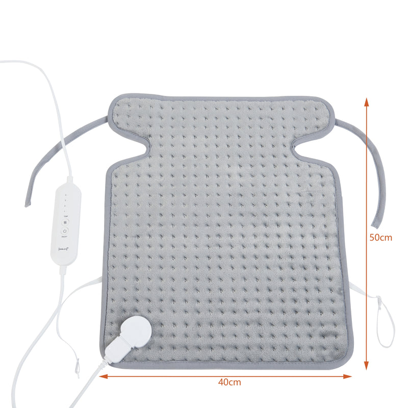 Croquis coté Coussin chauffant électrique Calvera 80W 50 x 40 cm gris [en.casa]