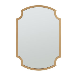 [en.casa] Wandspiegel Aura 80x55 cm goudkleurig