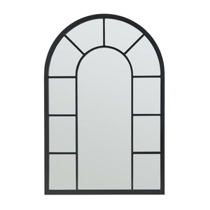 [en.casa] Wandspiegel Enonkoski 90x60 cm zwart