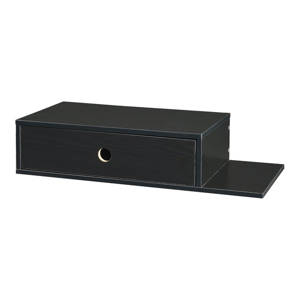 Étagère murale Stor 65 x 30 x 15 cm noir [en.casa]