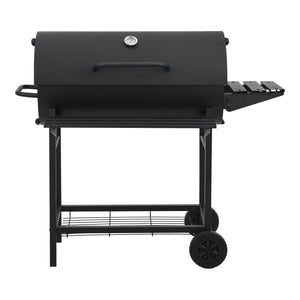 Chariot de barbecue au charbon de bois Armento 95 x 108 x 61 cm noir casa.pro
