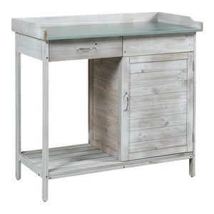 Table de rempotage Aliano 98 x 48 x 94 cm sapin gris casa.pro