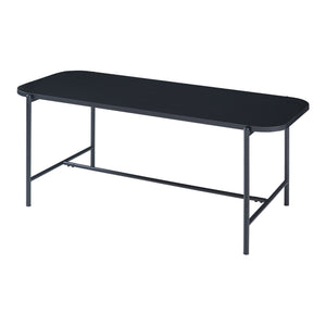 Table basse de salon Samnanger 110 x 50 x 45 cm noir [en.casa]