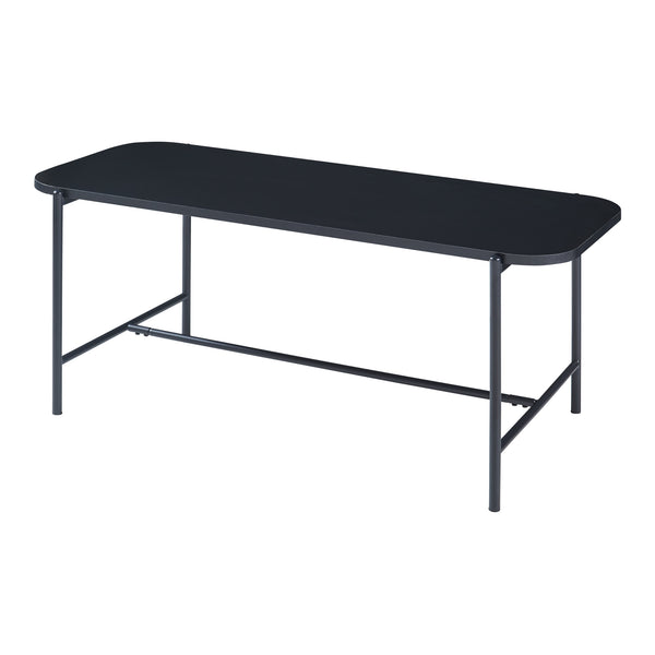 Table basse de salon Samnanger 110 x 50 x 45 cm noir [en.casa]
