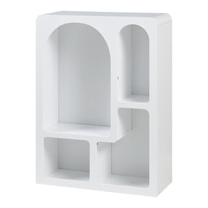 Bibliothèque Vågå 80 x 60 x 24 cm blanc [en.casa]