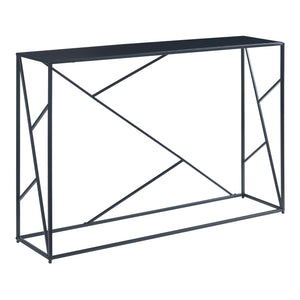 Table console Rättvik 120 x 30 x 80 cm noir [en.casa]