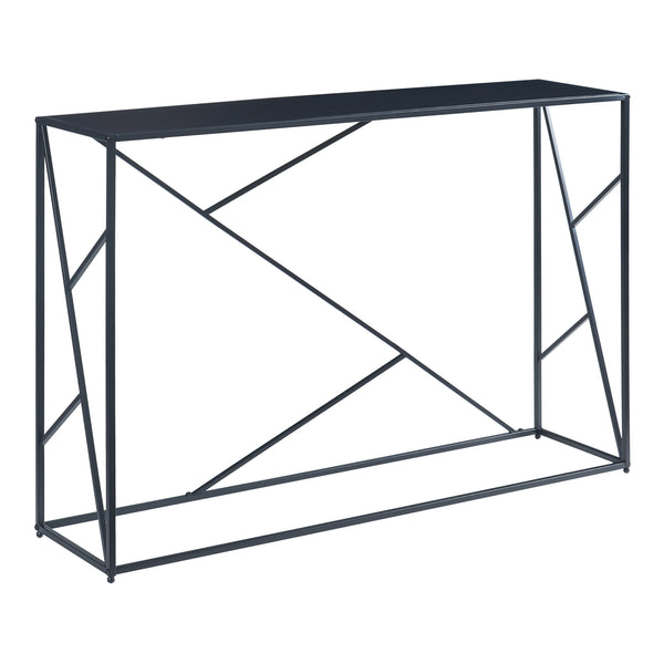 Table console Rättvik 120 x 30 x 80 cm noir [en.casa]