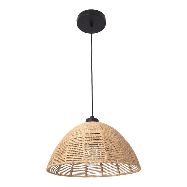 Design hanglamp Romsey E27 zwart en beige lux.pro