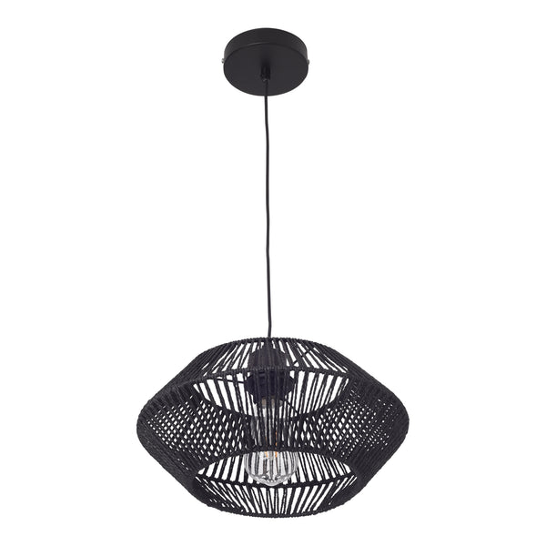 Suspension Amersham E27 noir lux.pro