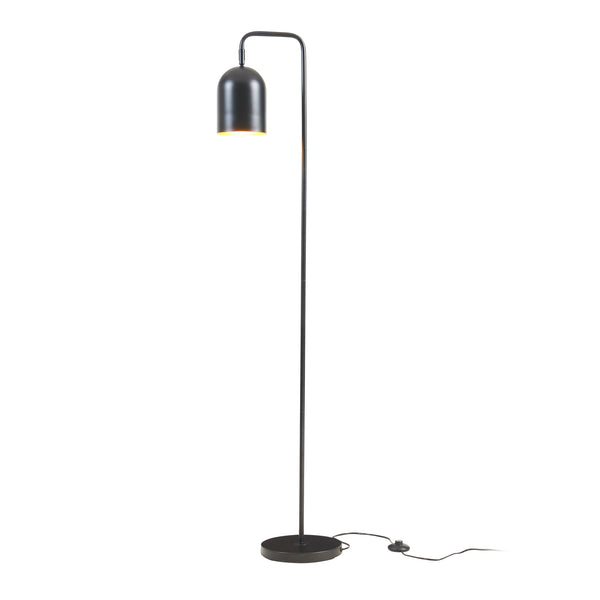 Staande lamp Barnard vloerlamp 158,5 cm zwart E27 lux.pro