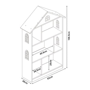 Kinderkast Vipsali open kast 107x83x30 cm [en.casa]