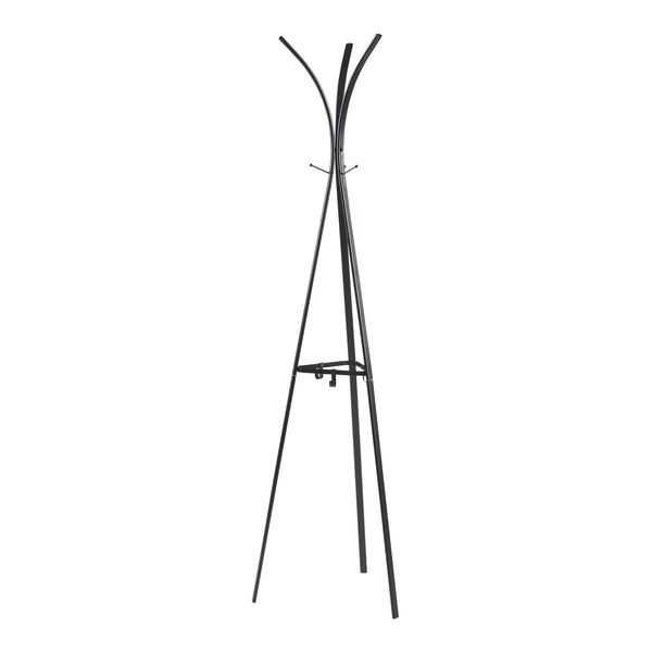 Kledingrek Vevelstad kapstok 181x52,5x52,5 cm zwart [en.casa]