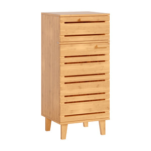 Armoire de salle de bain Epind bambou naturel [en.casa] 