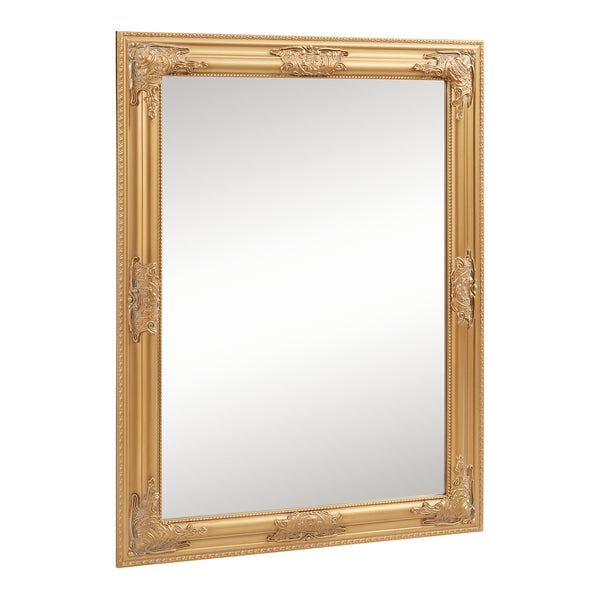 Miroir mural Punkalaidun au style baroque 80 x 60 cm or [en.casa] 