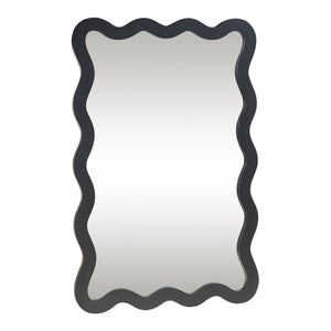 Miroir mural Koster 90 x 60 cm noir [en.casa] 