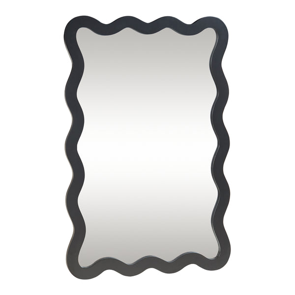 Miroir mural Koster 90 x 60 cm noir [en.casa] 
