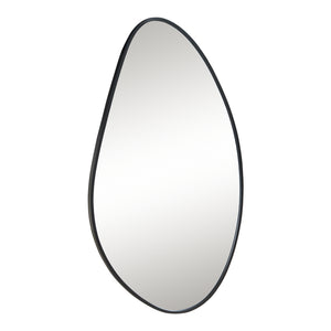 Miroir mural Orland 82 x 46 cm noir [en.casa]