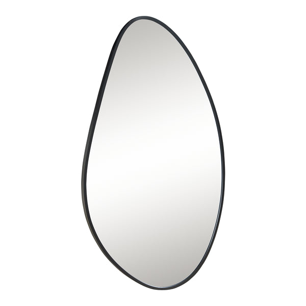 Miroir mural Orland 82 x 46 cm noir [en.casa]