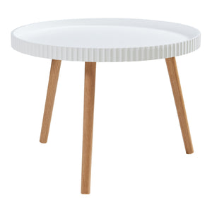 Table basse Bongard 45 x Ø 60 cm blanc [en.casa]