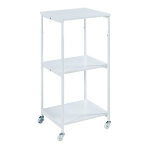 Support d'imprimante Janertu à roulettes 82 x 39 x 35 cm blanc [en.casa] 