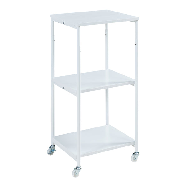 Support d'imprimante Janertu à roulettes 82 x 39 x 35 cm blanc [en.casa] 