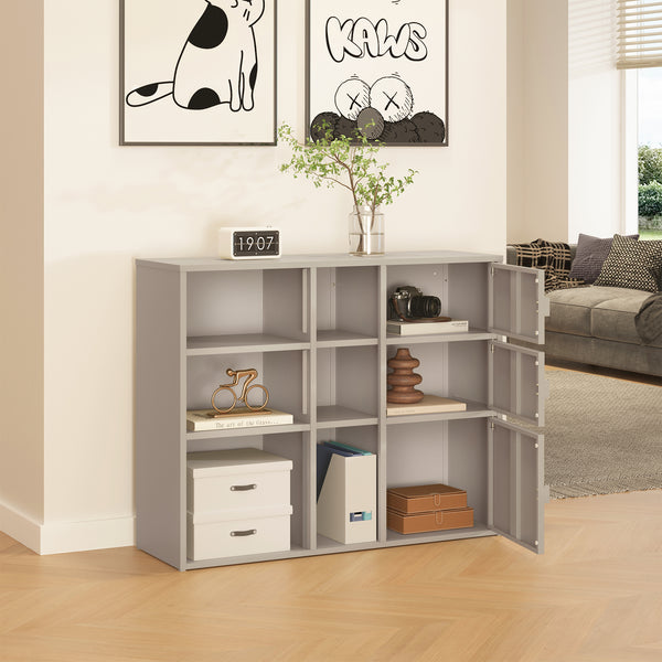 Archiefkast Kliri 81x100x32 cm camel [en.casa] 