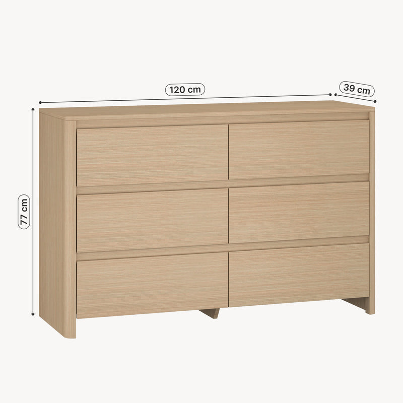 Croquis coté Commode Takranmaa [en.casa]