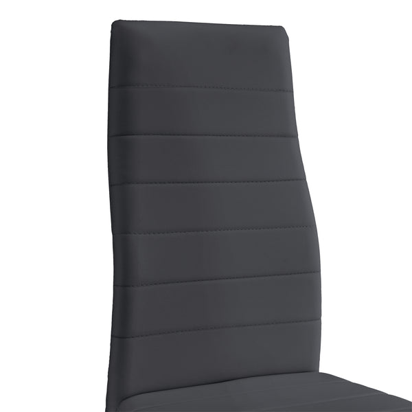 Eetkamerstoel Graz 96x43x52 cm kunstleer set van 2 - 3 varianten