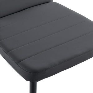 Eetkamerstoel Graz 96x43x52 cm kunstleer set van 2 - 3 varianten