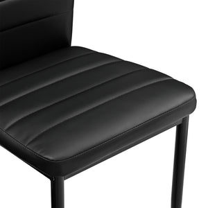 Eetkamerstoel Graz 96x43x52 cm kunstleer set van 2 - 3 varianten