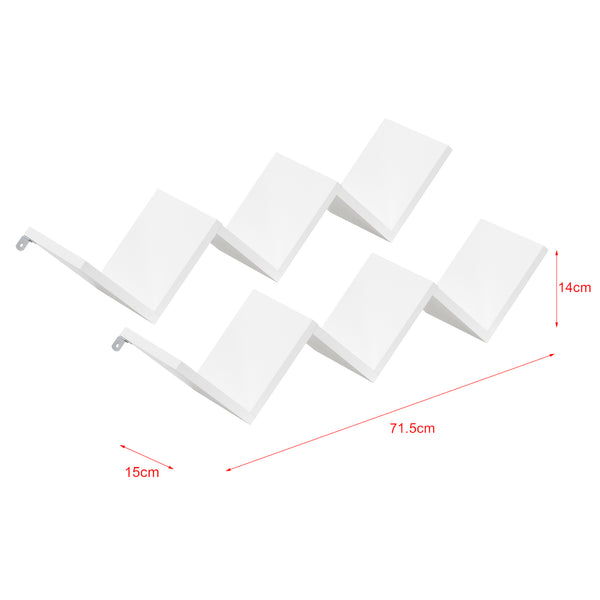 Wandplank Askim set van 2 71,5x15x14 cm - 3 varianten