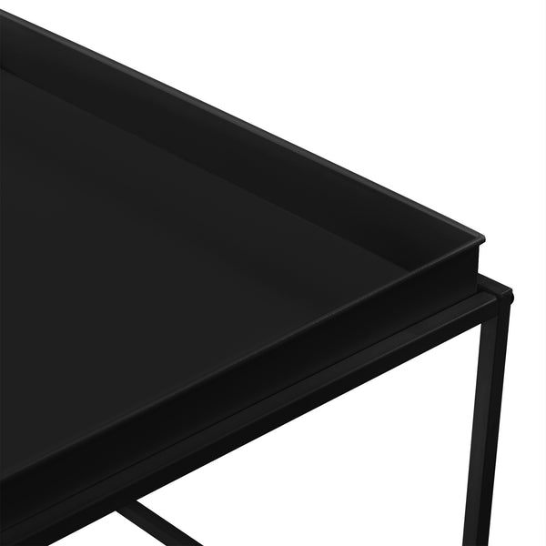 Set de 2 Tables Basses Tailles Différents avec Plateau Amovible [en.casa]