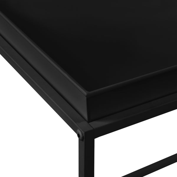 Set de 2 Tables Basses Tailles Différents avec Plateau Amovible [en.casa]