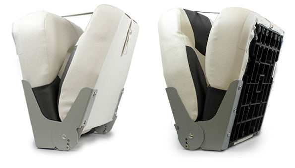 Bootstoel opvouwbaar set van 2 kunstleer - 2 varianten