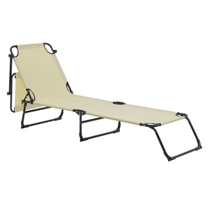 Ligbed ligstoel 187x53x27 cm met luifel set van 2 - 5 varianten