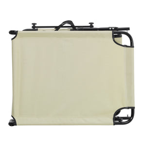 Ligbed ligstoel 187x53x27 cm met luifel set van 2 - 5 varianten
