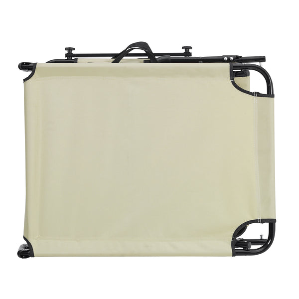 Ligbed ligstoel 187x53x27 cm met luifel set van 2 - 5 varianten