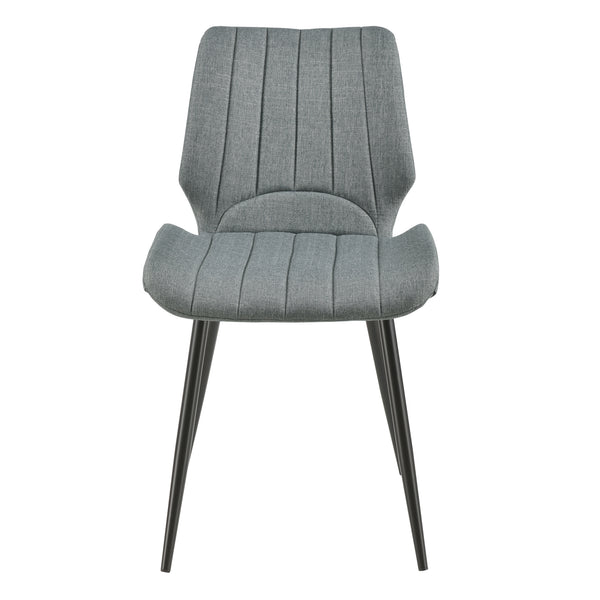 [en.casa] Lot de 2 Chaise de Cuisine Salle à Manger Bureau pour Restaurants Pieds en Métal 77 x 57,5 x 46 cm