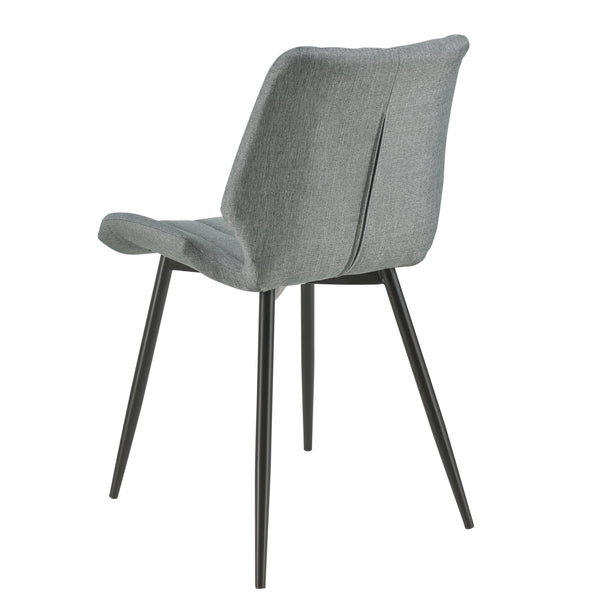 [en.casa] Lot de 2 Chaise de Cuisine Salle à Manger Bureau pour Restaurants Pieds en Métal 77 x 57,5 x 46 cm