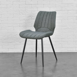 [en.casa] Lot de 2 Chaise de Cuisine Salle à Manger Bureau pour Restaurants Pieds en Métal 77 x 57,5 x 46 cm